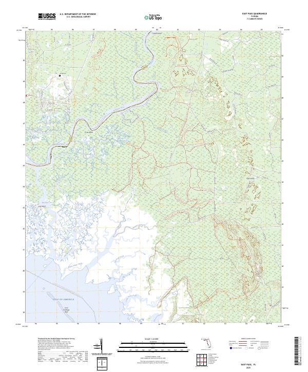 USGS Topographic Map – East Pass