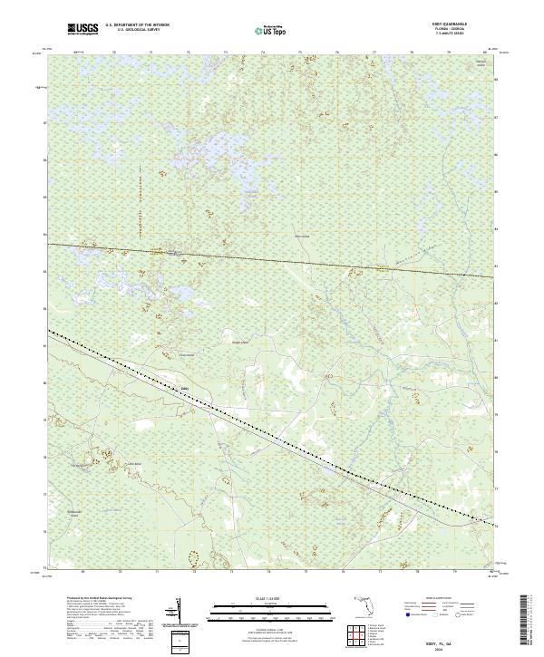 USGS Topographic Map – Eddy