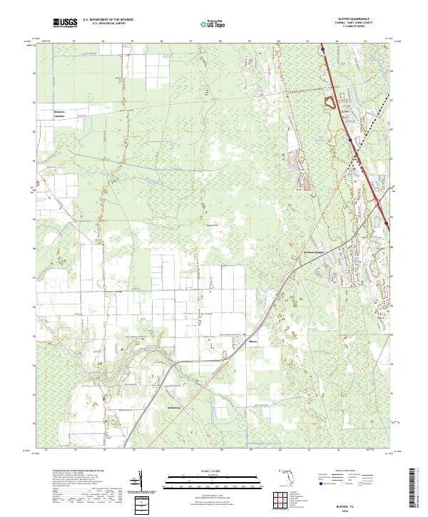 USGS Topographic Map – Elkton