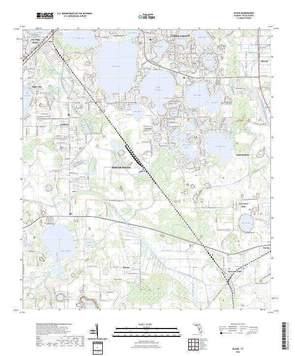 USGS Topographic Map – Eloise
