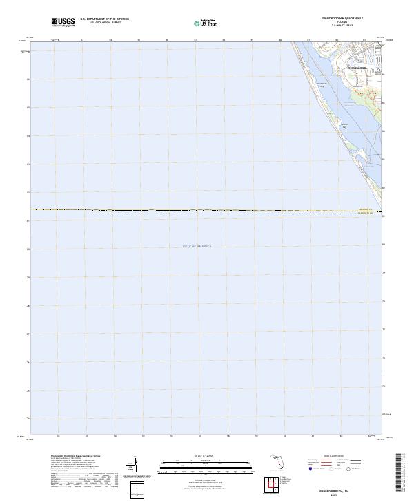 USGS Topographic Map – Englewood NW