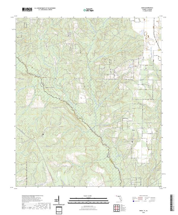 USGS Topographic Map – Enon