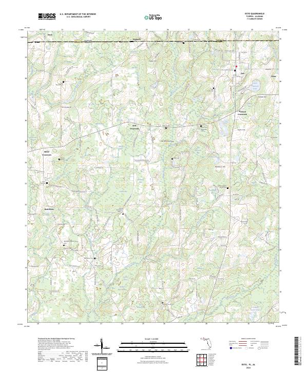 USGS Topographic Map – Esto