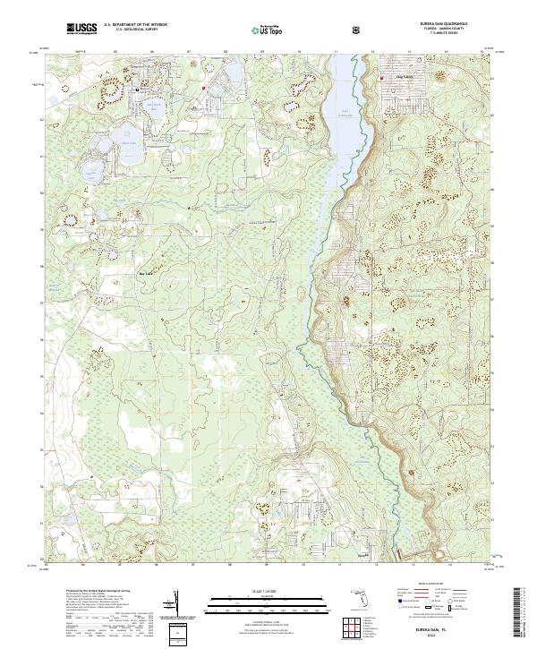 USGS Topographic Map – Eureka Dam
