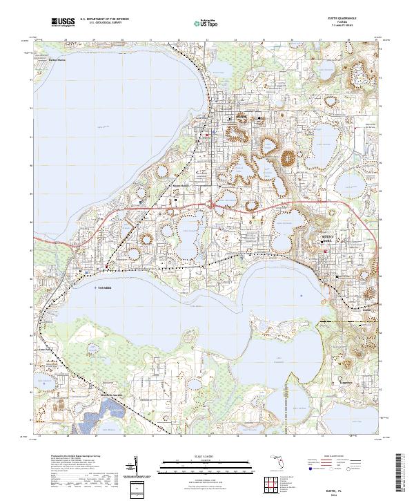 USGS Topographic Map – Eustis