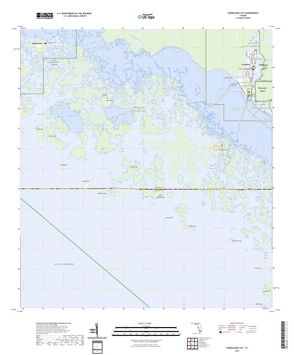 USGS Topographic Map – Everglades City