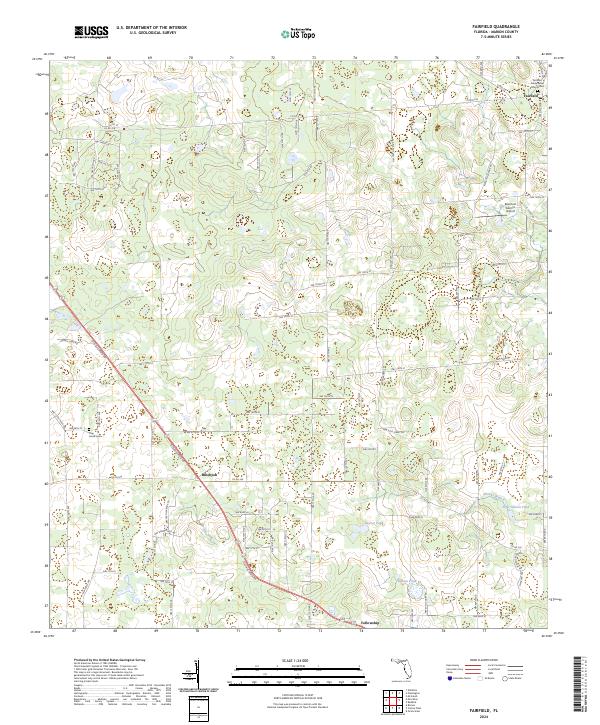 USGS Topographic Map – Fairfield