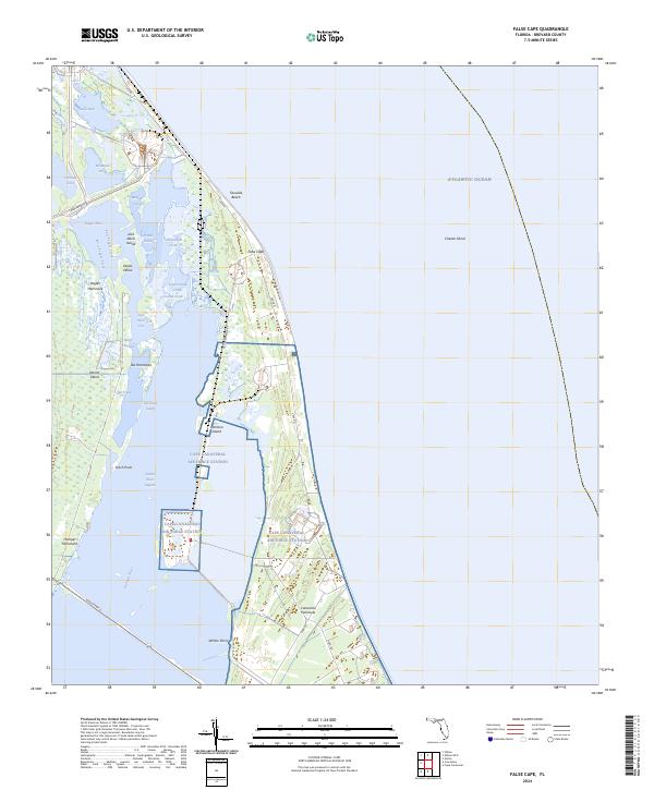 USGS Topographic Map – False Cape