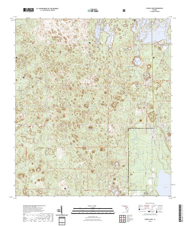 USGS Topographic Map – Farles Lake