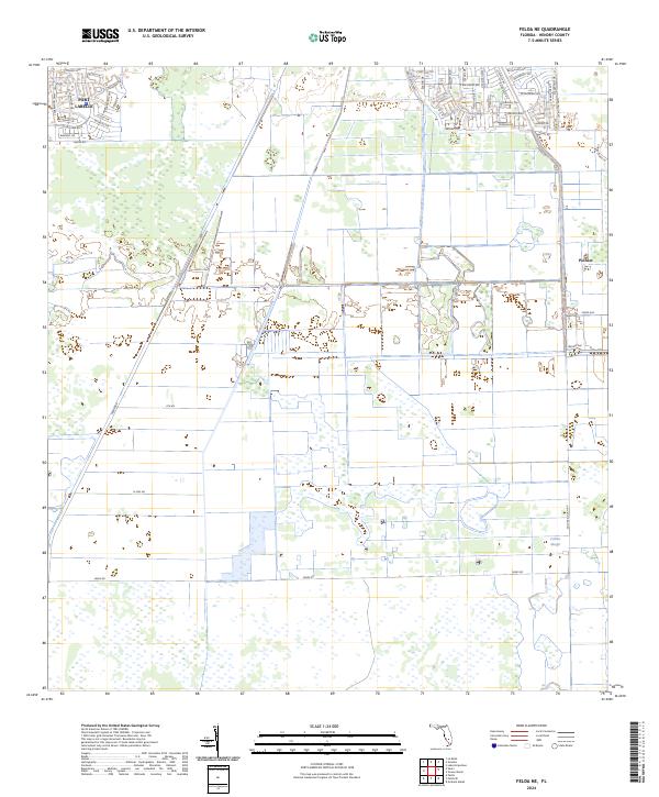 USGS Topographic Map – Felda NE