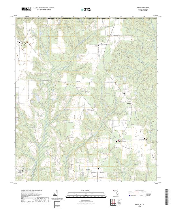 USGS Topographic Map – Fidelis