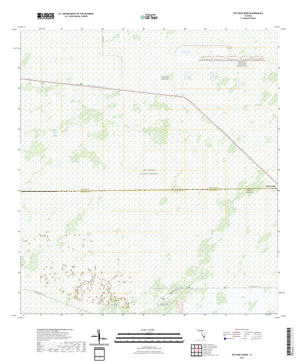 USGS Topographic Map – Fiftymile Bend