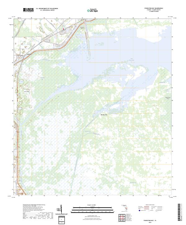 USGS Topographic Map – Fisheating Bay