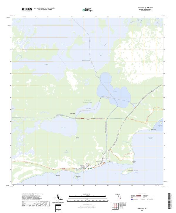 USGS Topographic Map – Flamingo