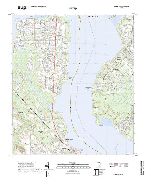 USGS Topographic Map – Fleming Island