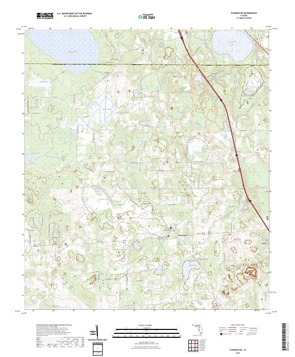 USGS Topographic Map – Flemington