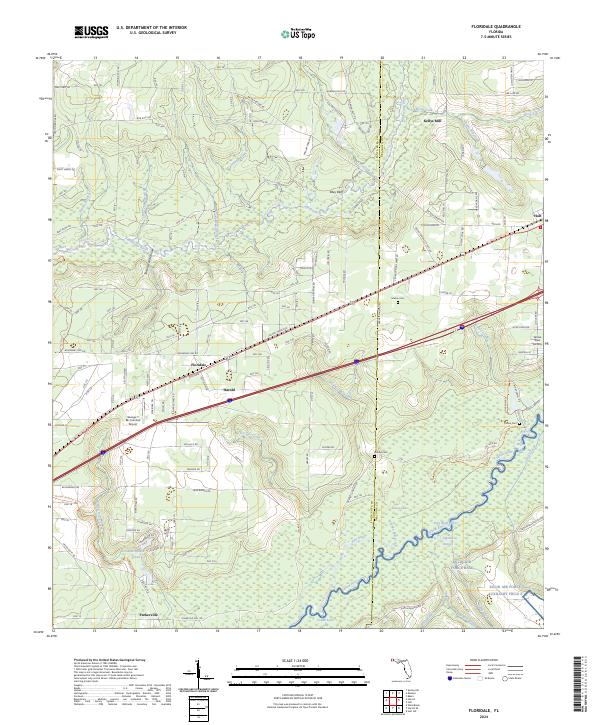 USGS Topographic Map – Floridale