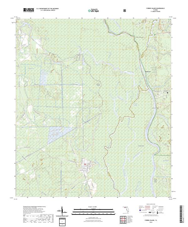 USGS Topographic Map – Forbes Island