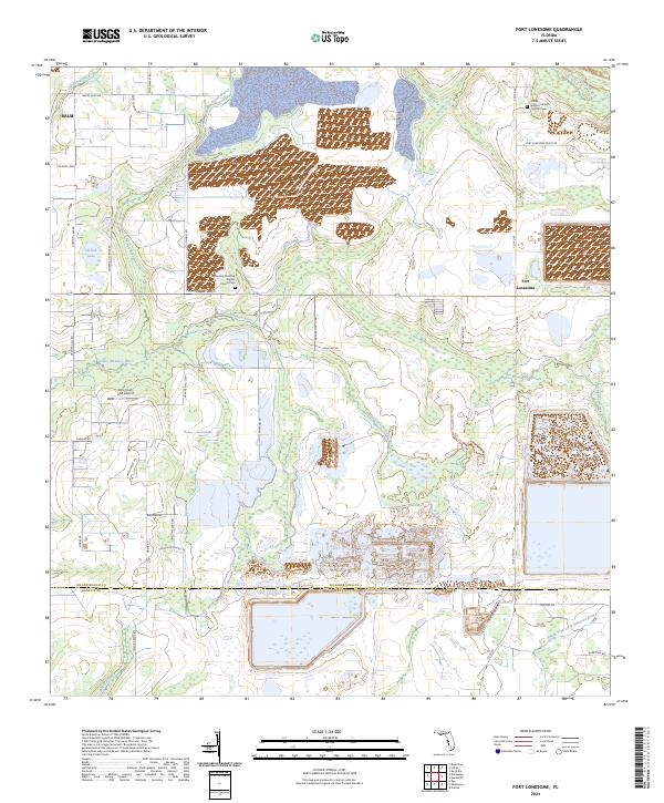 USGS Topographic Map – Fort Lonesome
