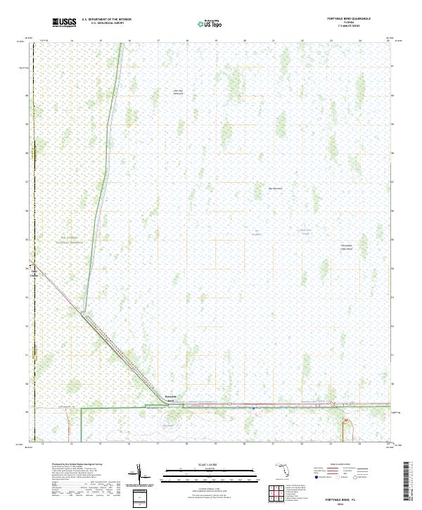 USGS Topographic Map – Fortymile Bend