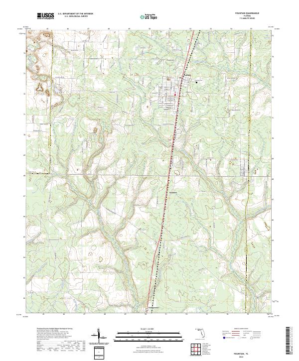 USGS Topographic Map – Fountain