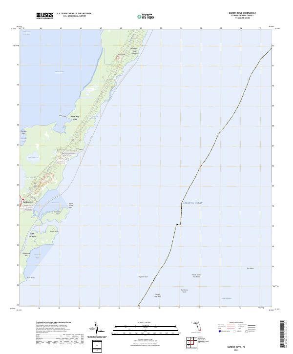 USGS Topographic Map – Garden Cove