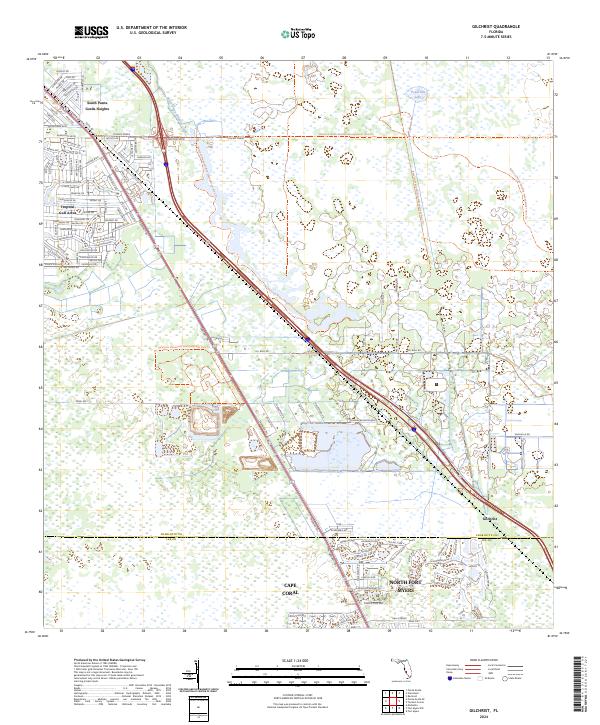 USGS Topographic Map – Gilchrist