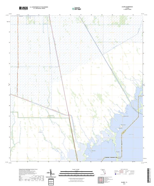 USGS Topographic Map – Glades