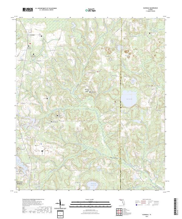 USGS Topographic Map – Glendale