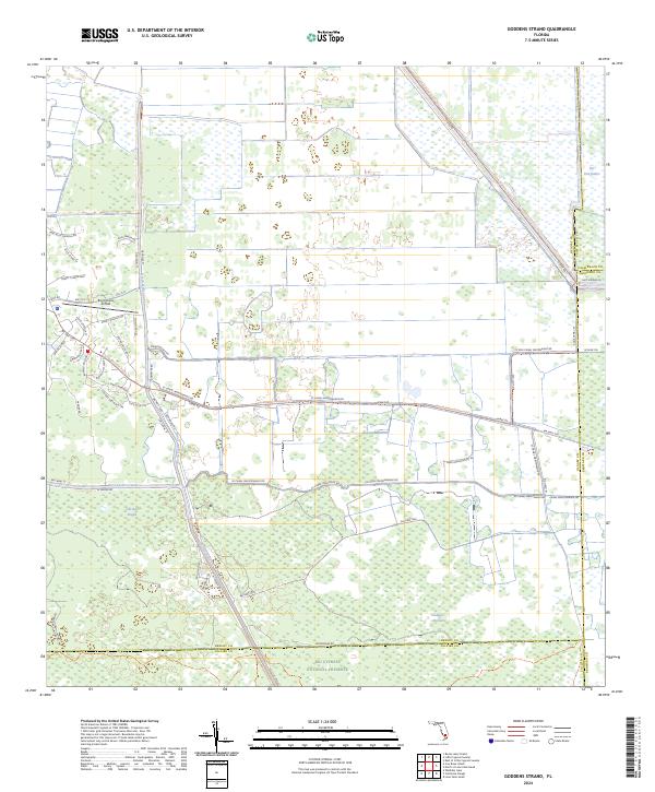 USGS Topographic Map – Goddens Strand