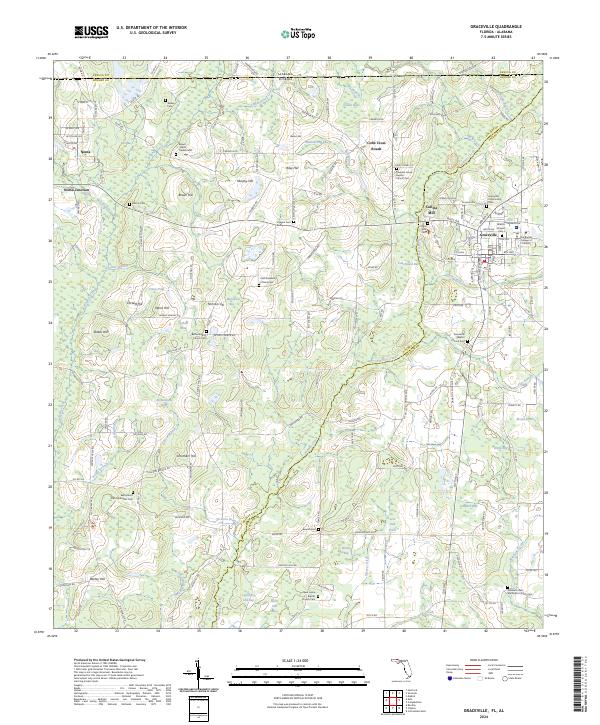 USGS Topographic Map – Graceville