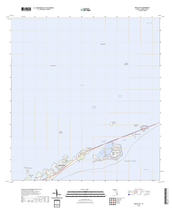USGS Topographic Map – Grassy Key