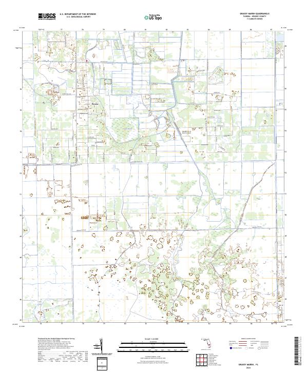 USGS Topographic Map – Grassy Marsh