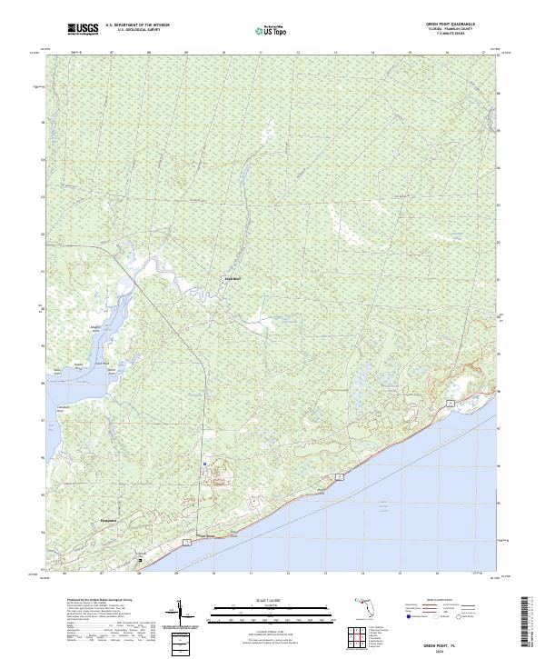 USGS Topographic Map – Green Point