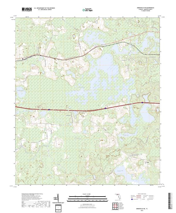 USGS Topographic Map – Greenville NE