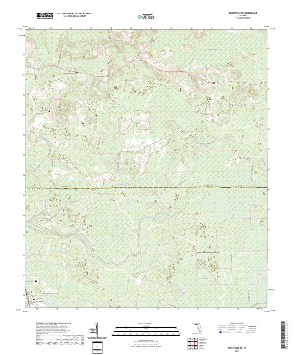 USGS Topographic Map – Greenville SE