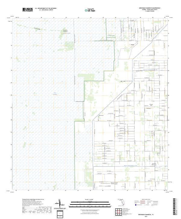 USGS Topographic Map – Grossman Hammock