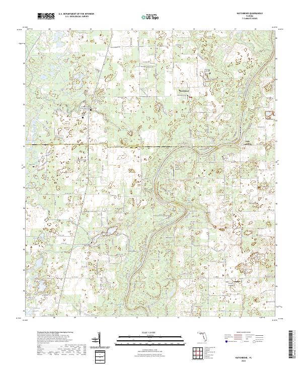 USGS Topographic Map – Hatchbend