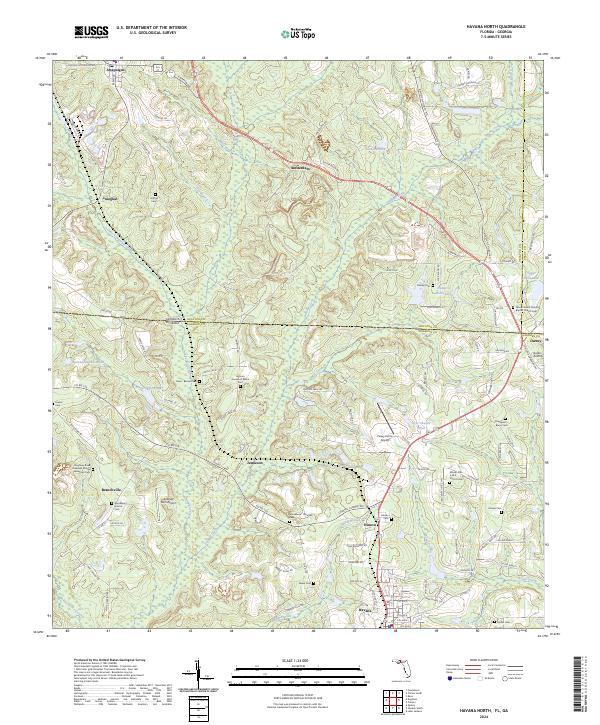 USGS Topographic Map – Havana North