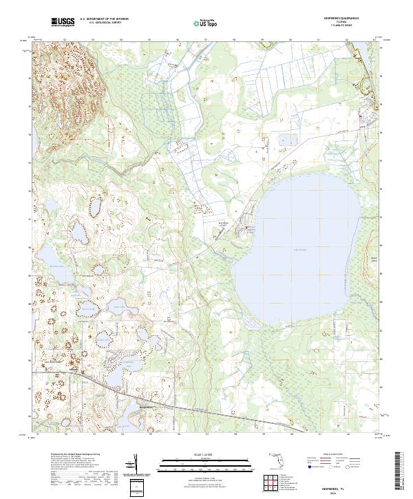 USGS Topographic Map – Hesperides