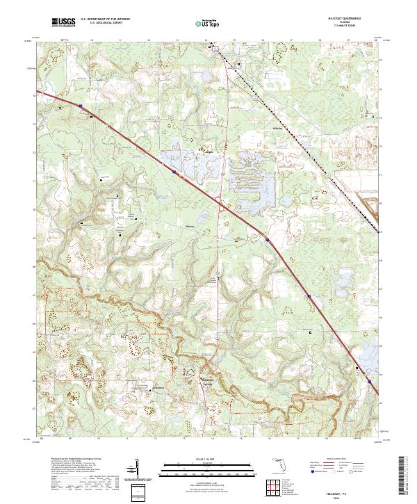 USGS Topographic Map – Hillcoat