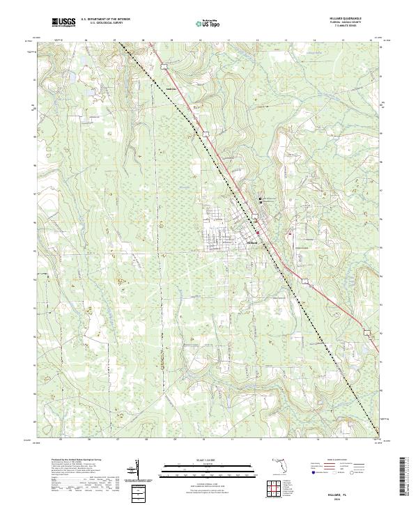 USGS Topographic Map – Hilliard