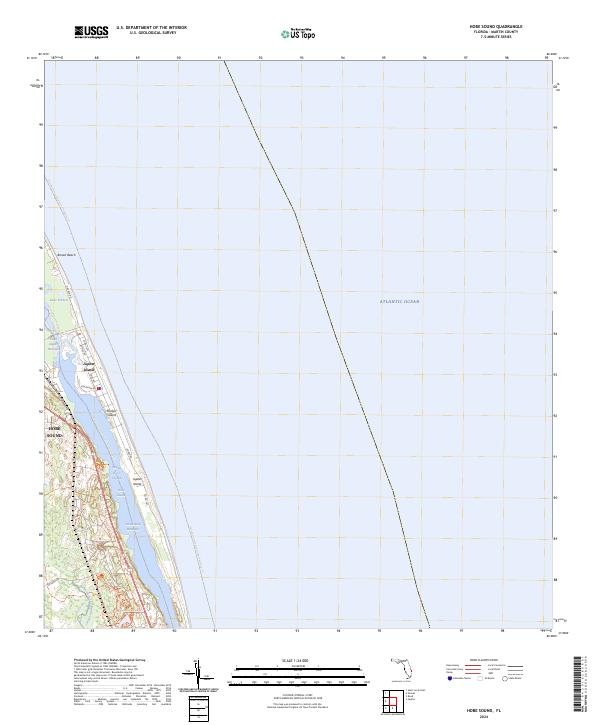 USGS Topographic Map – Hobe Sound