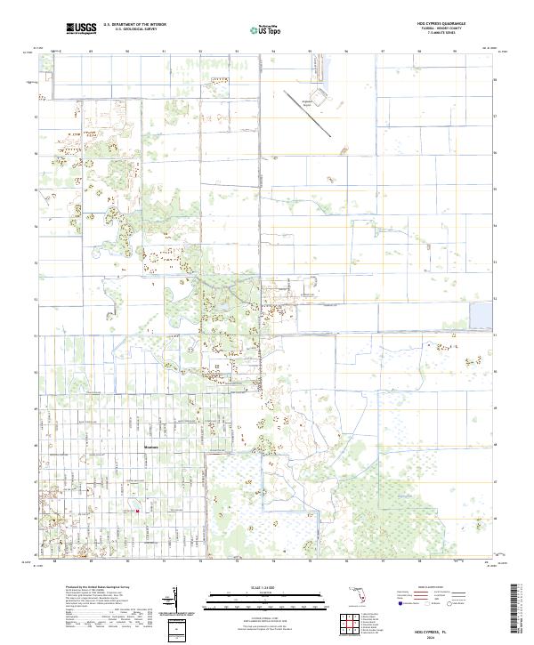 USGS Topographic Map – Hog Cypress