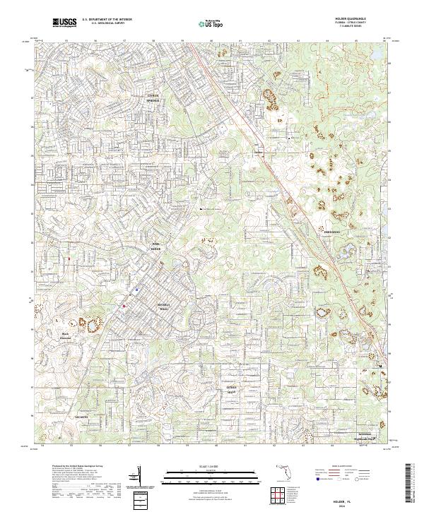 USGS Topographic Map – Holder