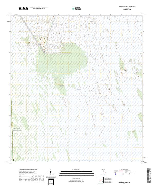 USGS Topographic Map – Horseshoe Head