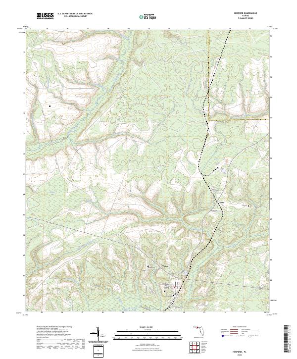 USGS Topographic Map – Hosford