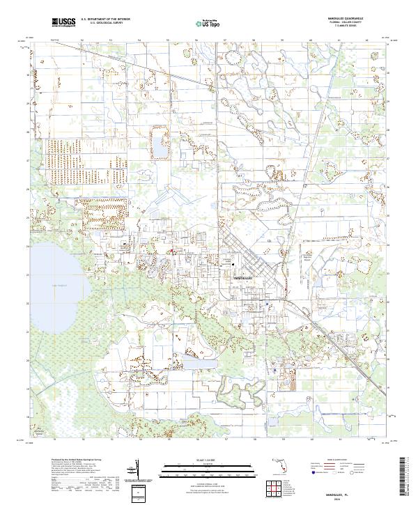 USGS Topographic Map – Immokalee