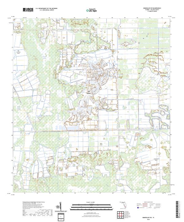 USGS Topographic Map – Immokalee SW