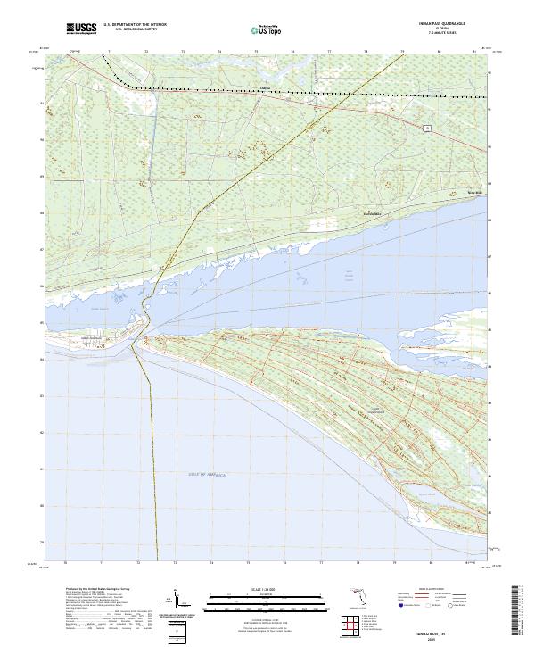 USGS Topographic Map – Indian Pass